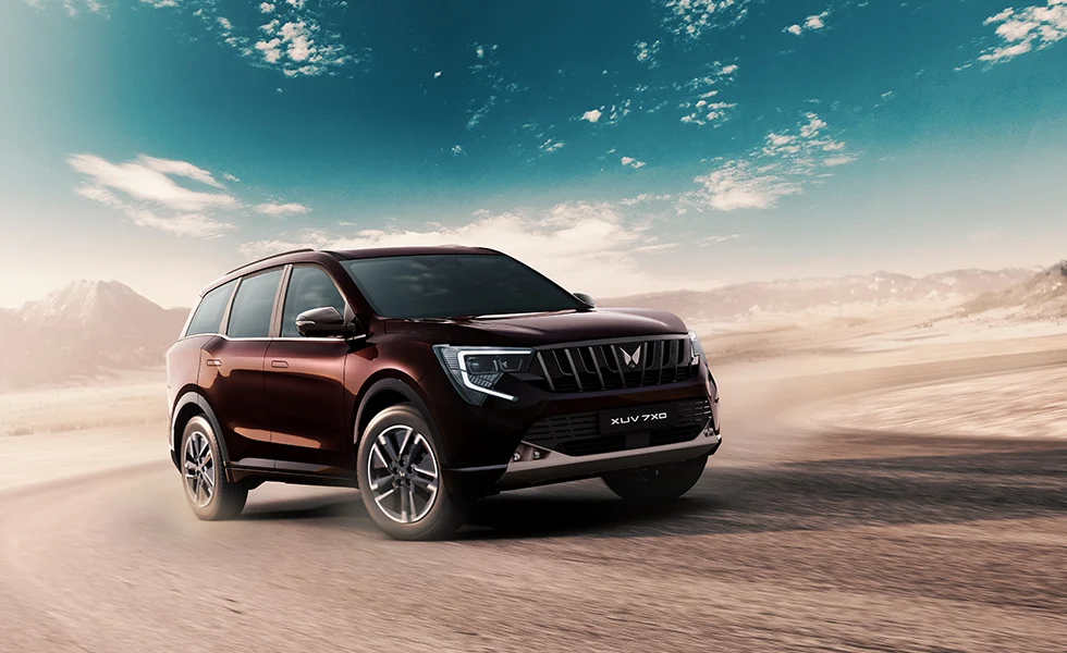 Mahindra XUV 7XO AX7L Diesel MT front view in India