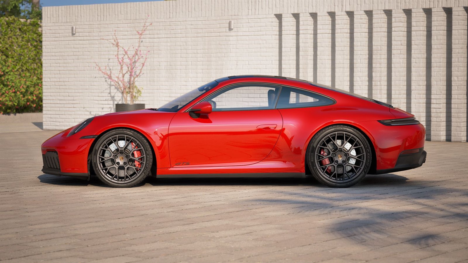 Porsche 911 Carrera 4 GTS front view