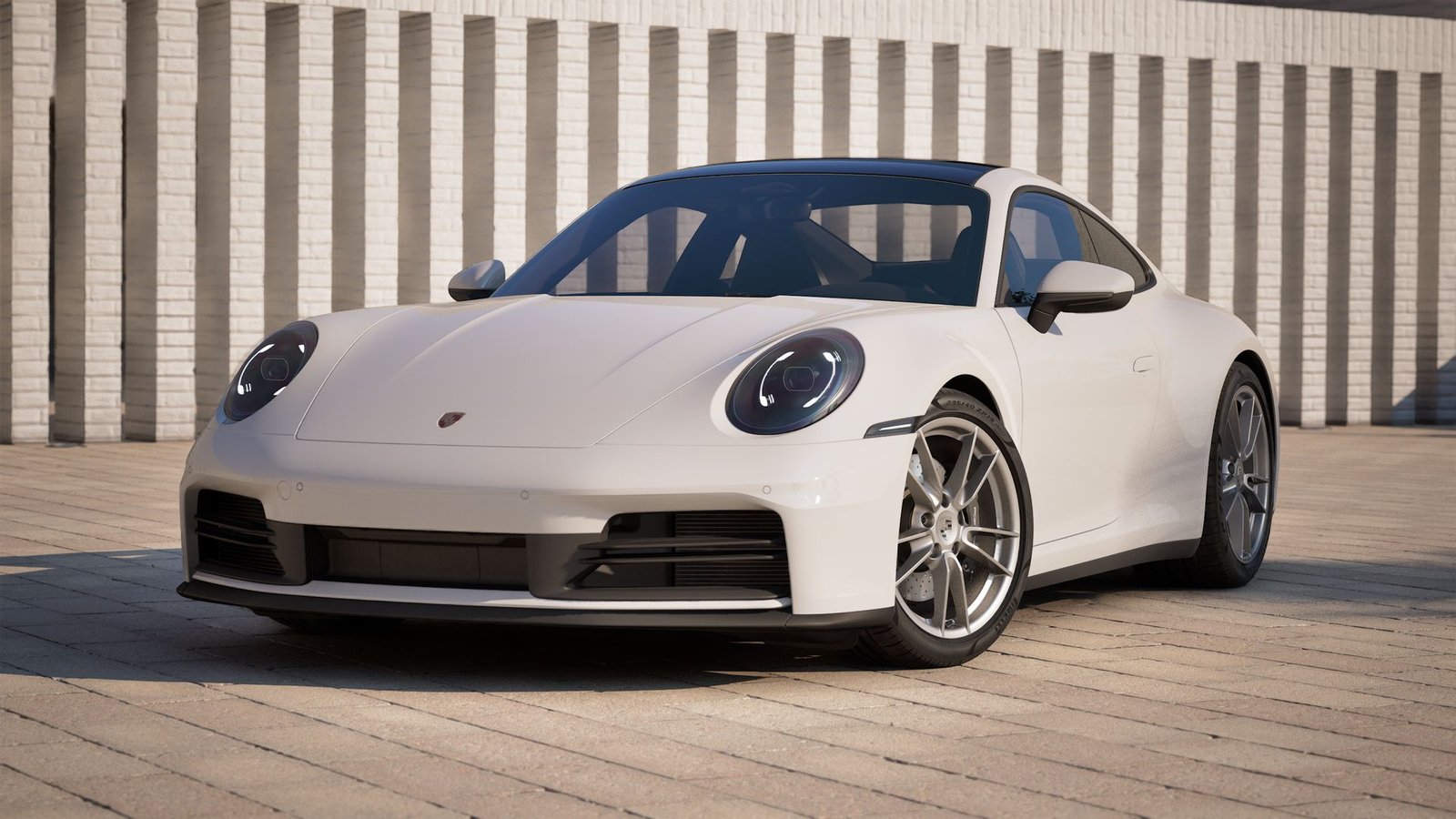 Porsche 911 Carrera front view
