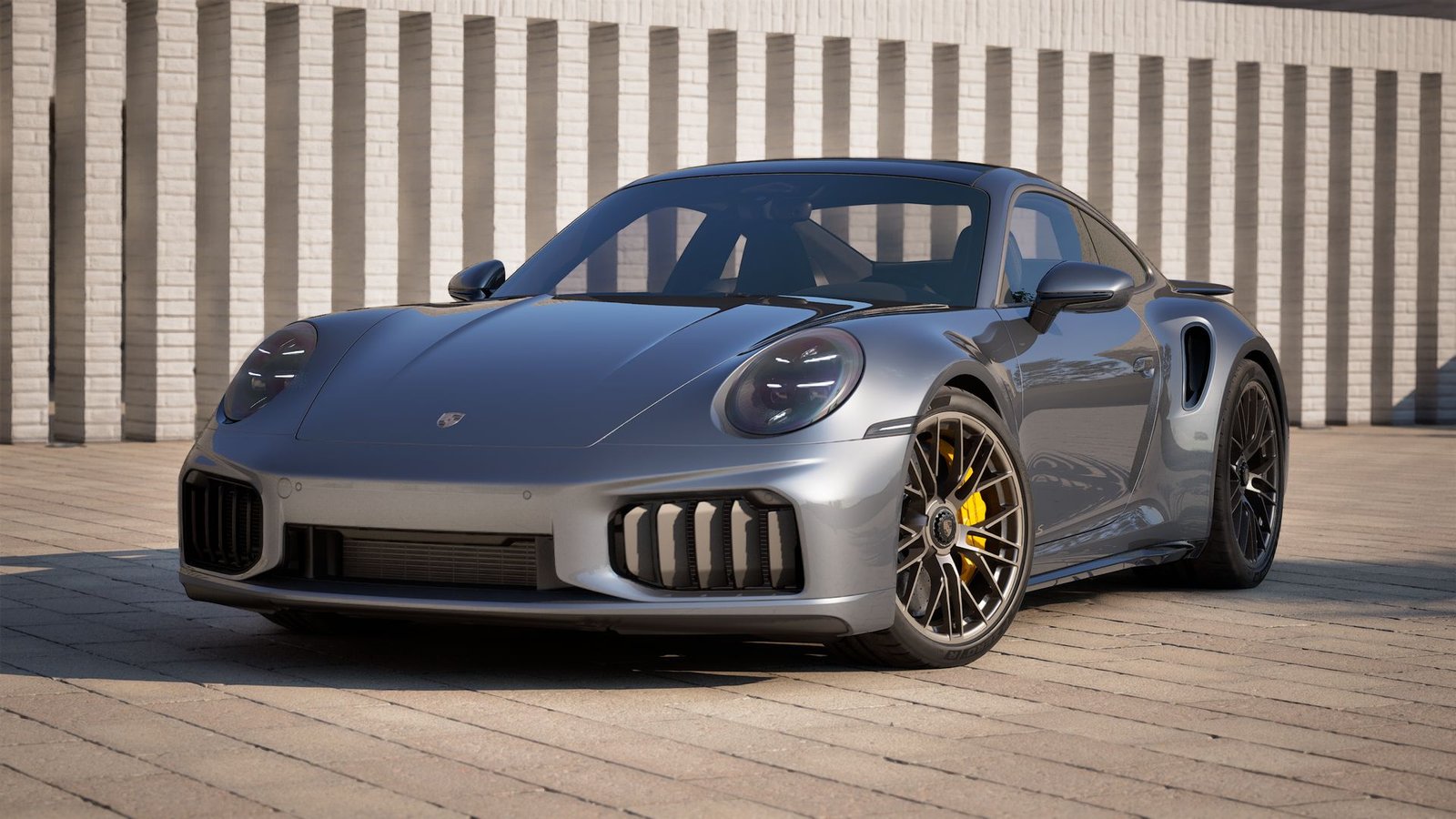 Porsche 911 Turbo S front view