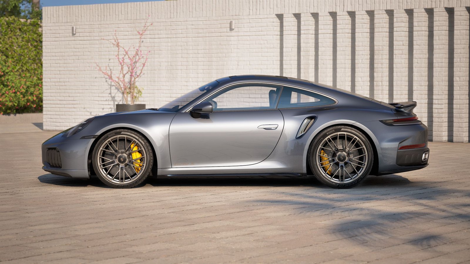 Porsche Taycan Turbo front view