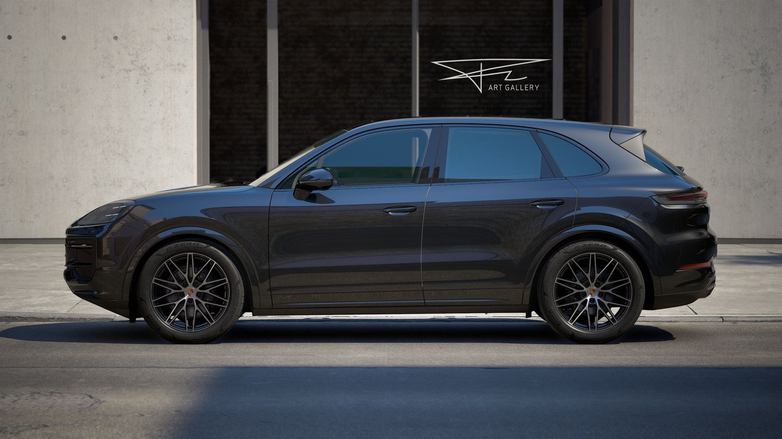 Porsche Cayenne Coupe Black Edition front view