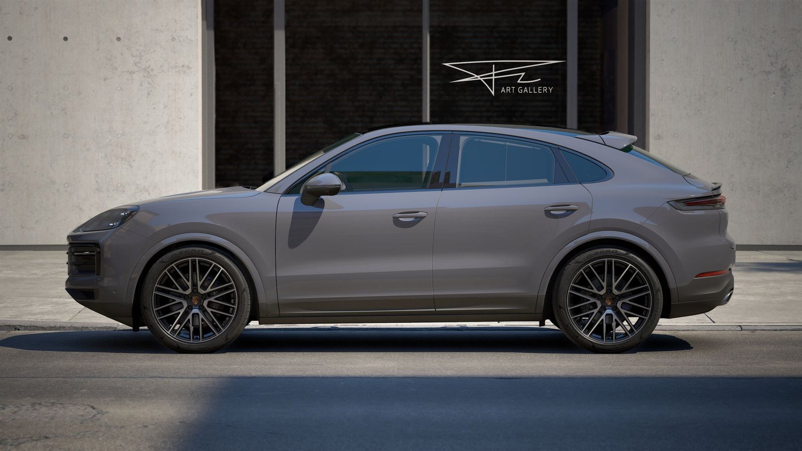 Porsche Cayenne Coupe front view