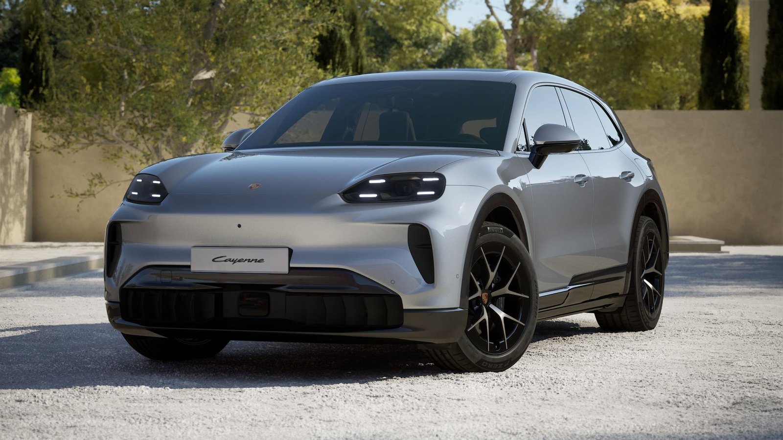 Porsche Cayenne Electric front view