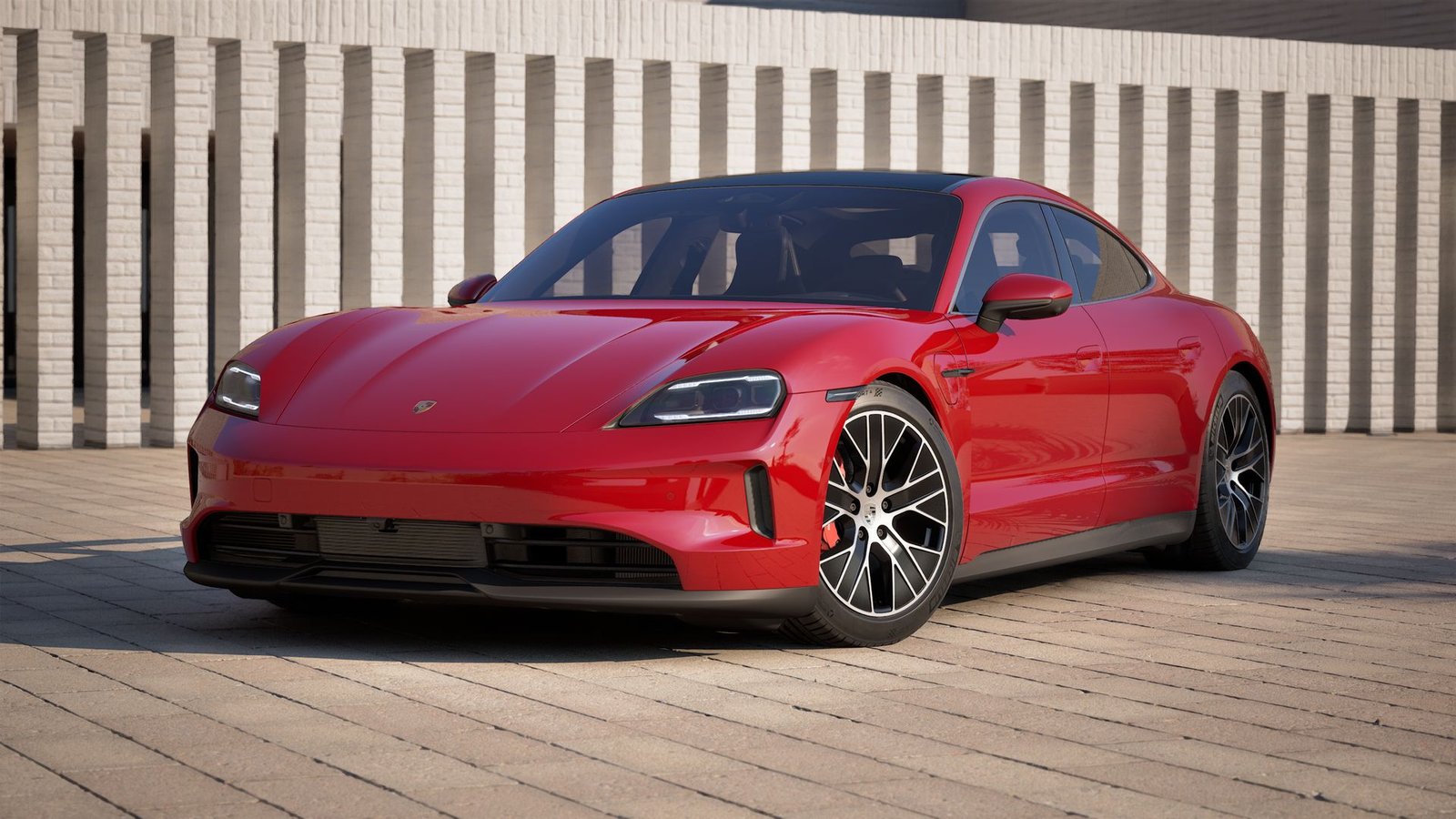 Porsche Taycan 4S front view