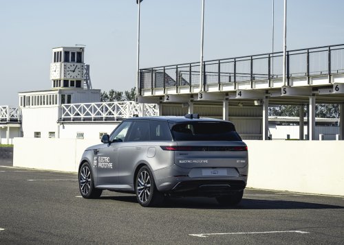 Range Rover Sport Electric showcased at the Goodwood Festival of Speed before its global launch.