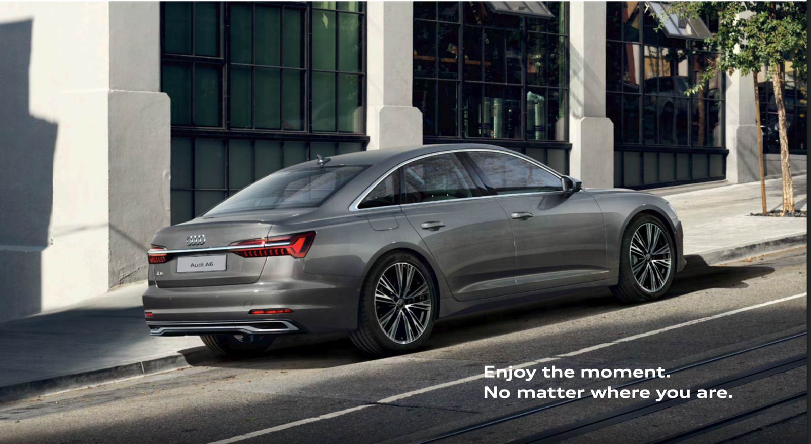 Audi A6 Premium Plus front view in India